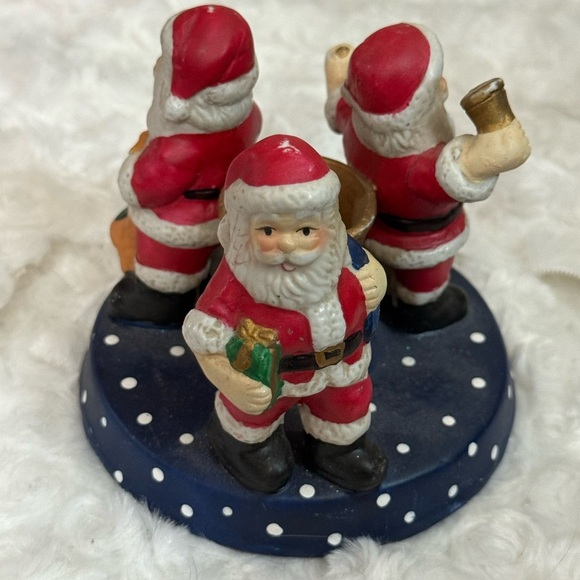 Festive Santa Claus Candle Holder - Picture 2 of 5